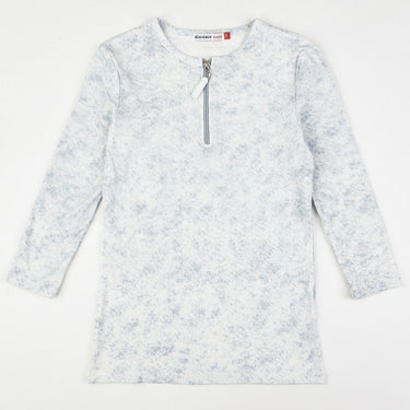 Girls Zipper Henley